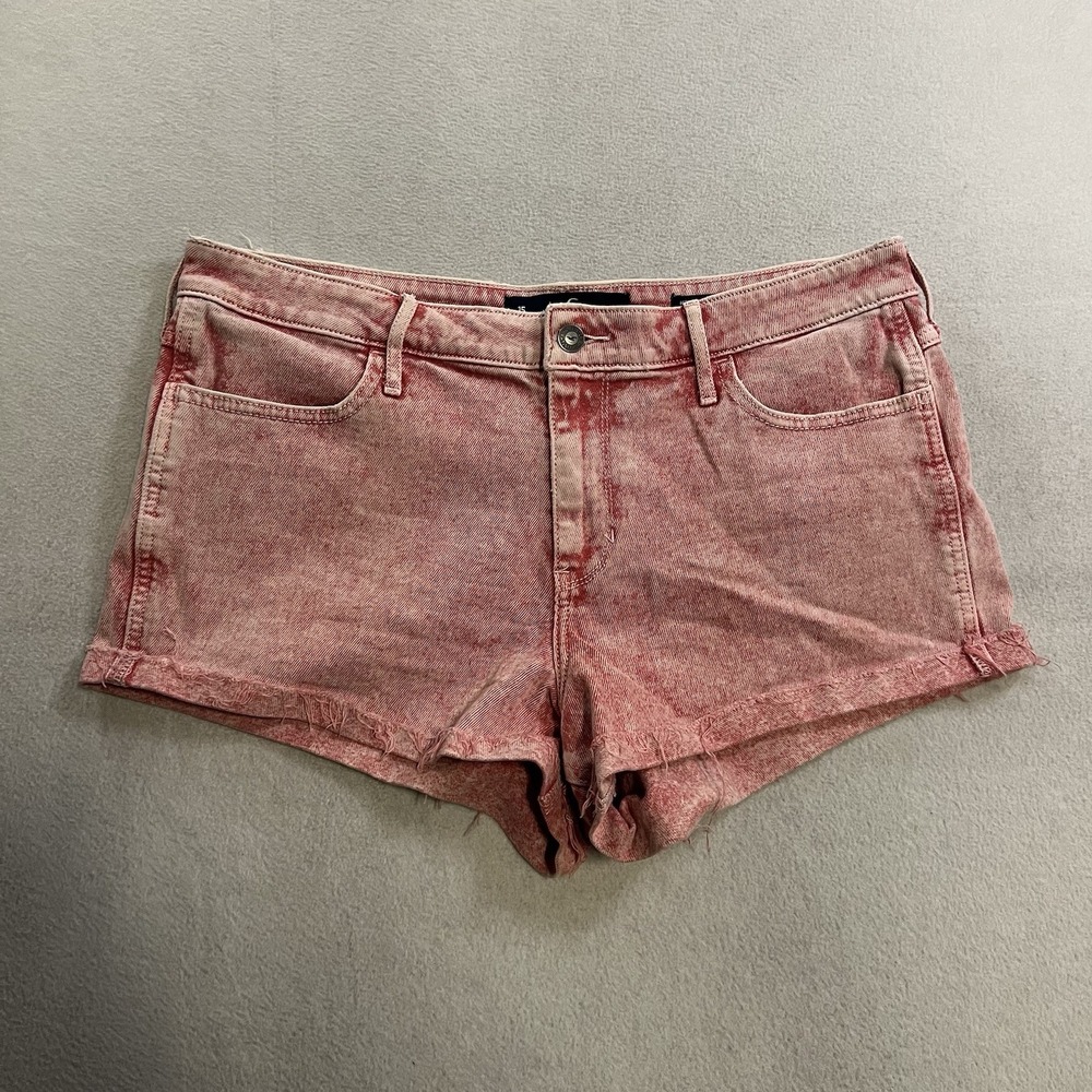 Hollister Short Shorts Womens 32 Pink Ultra High Rise 3" Inseam